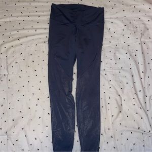 Old Navy Women's Gray and Sparkly Gray Ankle Length Athletic Wear Leggings